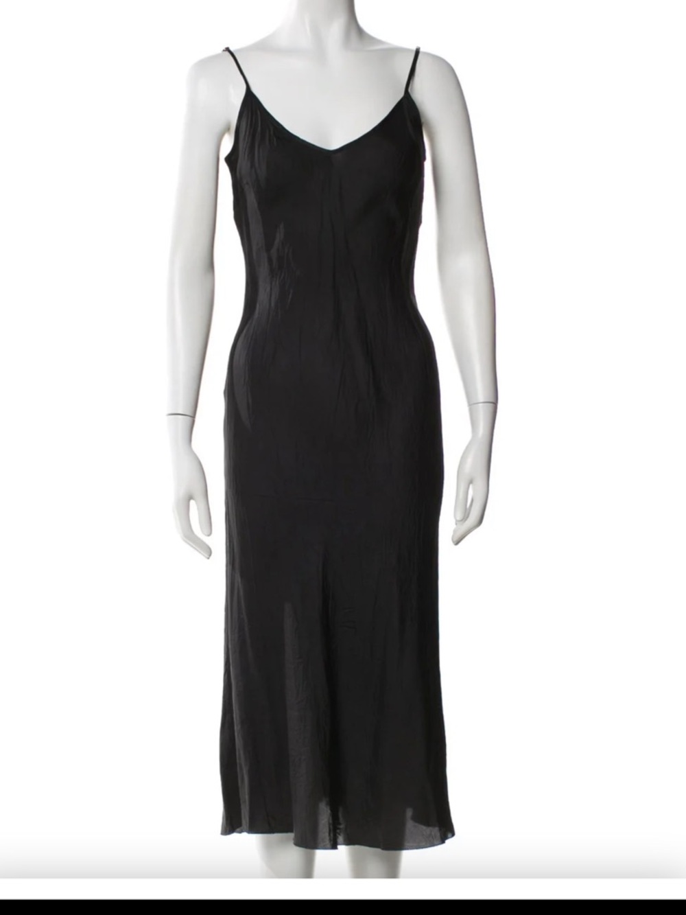 JOHN PATRICK ORGANICS SILKY MIDI SLIP DRESS xl